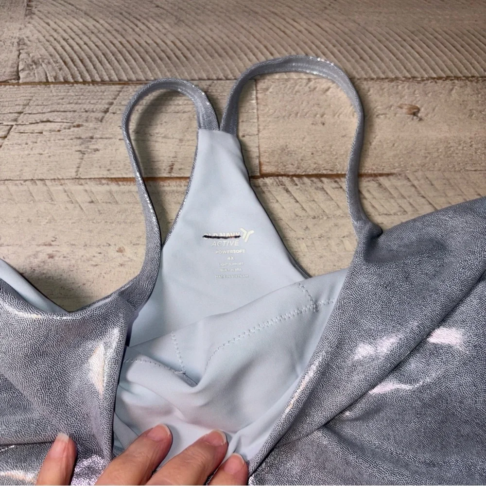 Old Navy Active Womens Powersoft Tank Top Light Support Built In Bra Size 4X - Picture 5 of 16